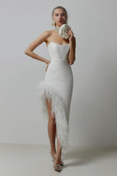 Makena – Formelles Kleid mit hohem Schlitz